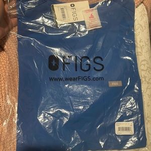 Royal Blue Catarina One-Pocket Figs Scrub Top